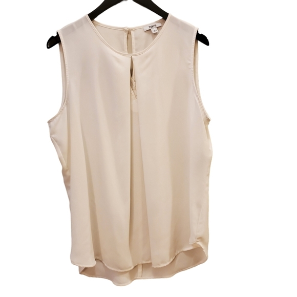 Bar III - White Sleeveless Blouse - L - Picture 3 of 7